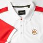 View Mens Speed Polo - Wt/Red Full-Sized Product Image